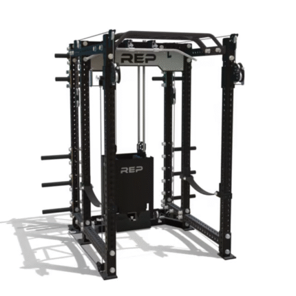 REP Fitness PR-5000 6-Post Rack + Ares 2.0 Functional Trainer Bundle (80" x 30") | All-In-One Power & Cable System